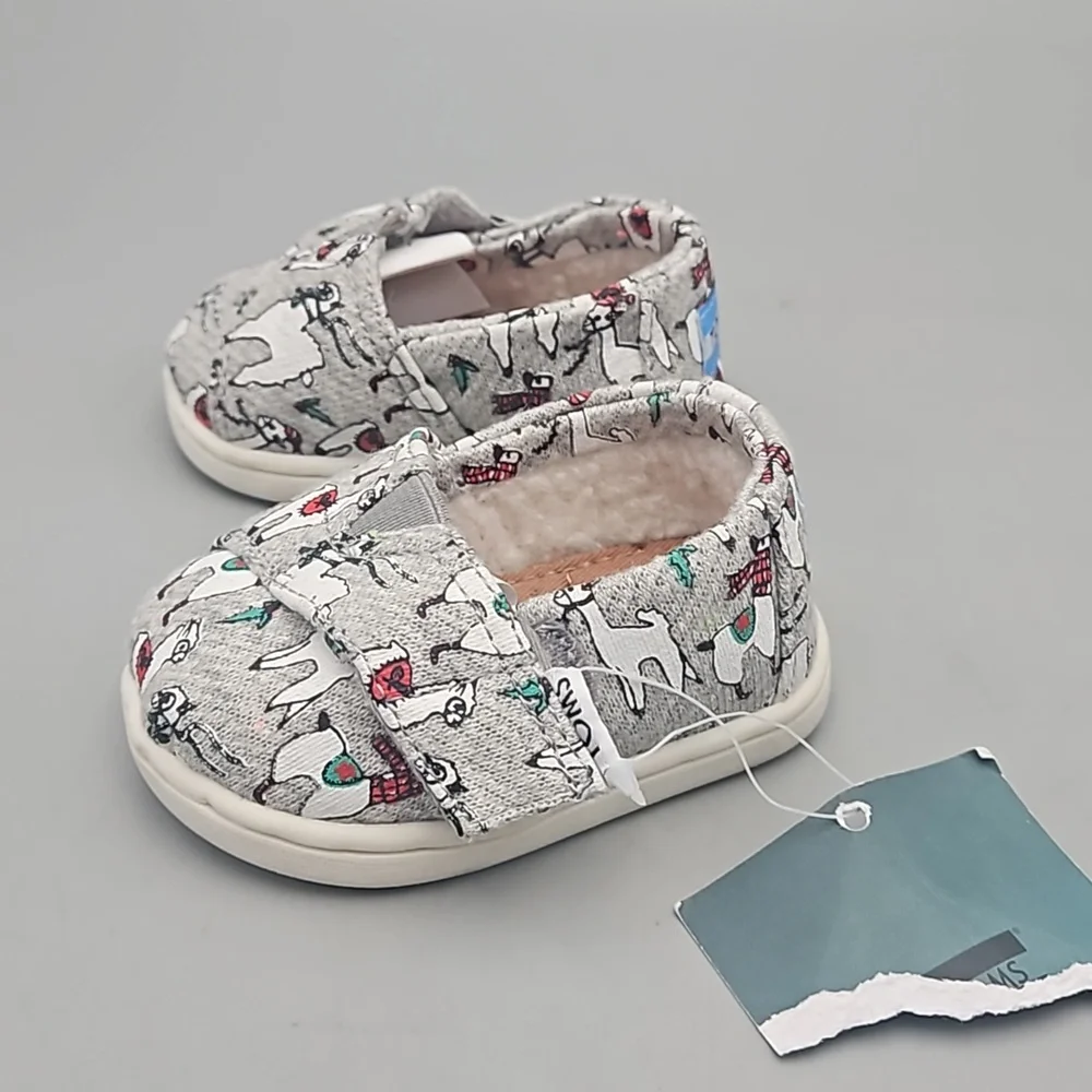 Classic Grey Fleck Jersey Fa La Llama Tiny Toms 2 T
